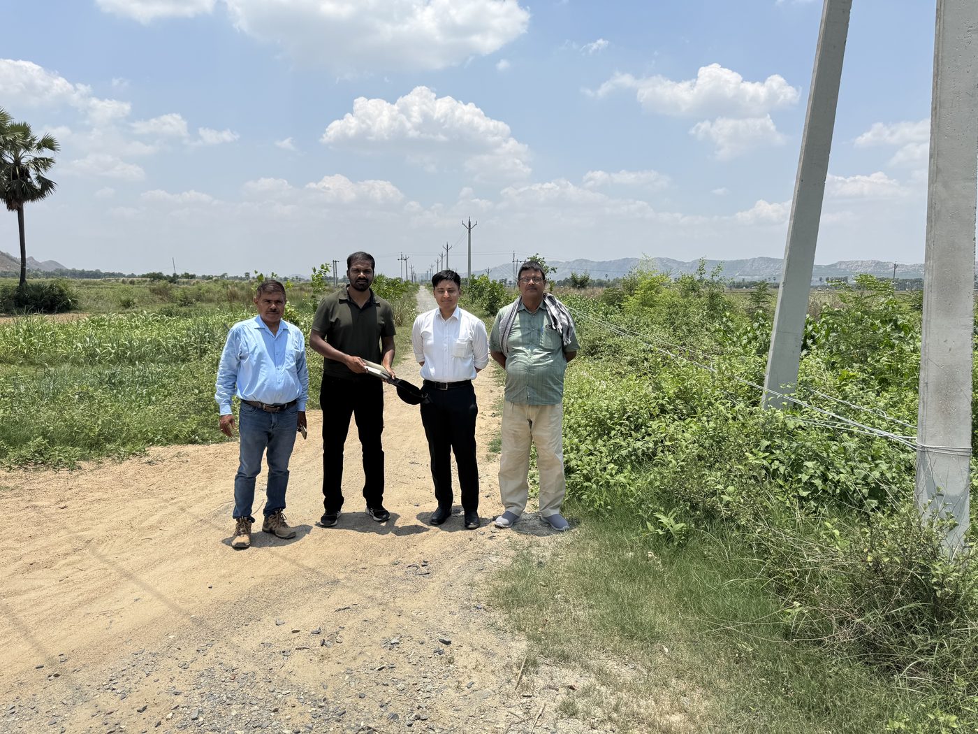 Field team at a study site