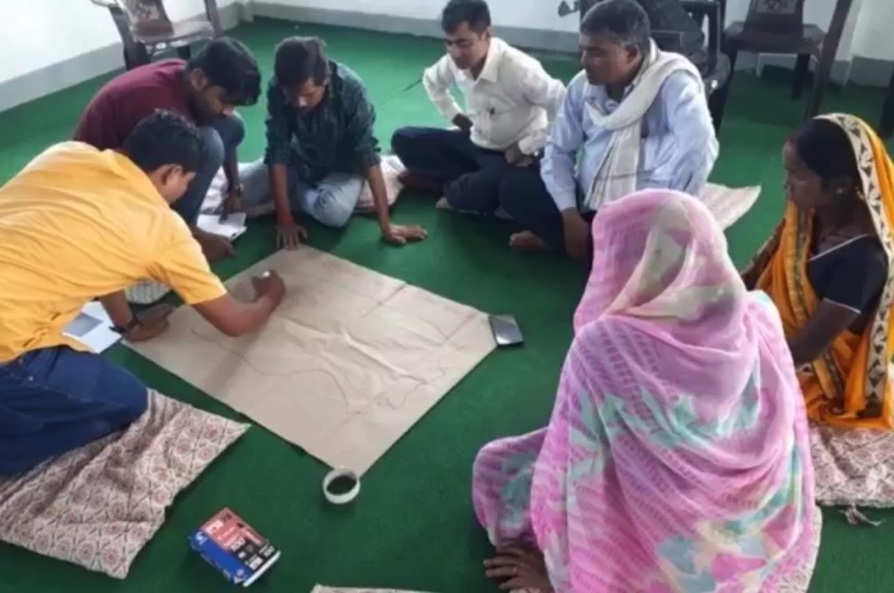 Helping villagers map their own village