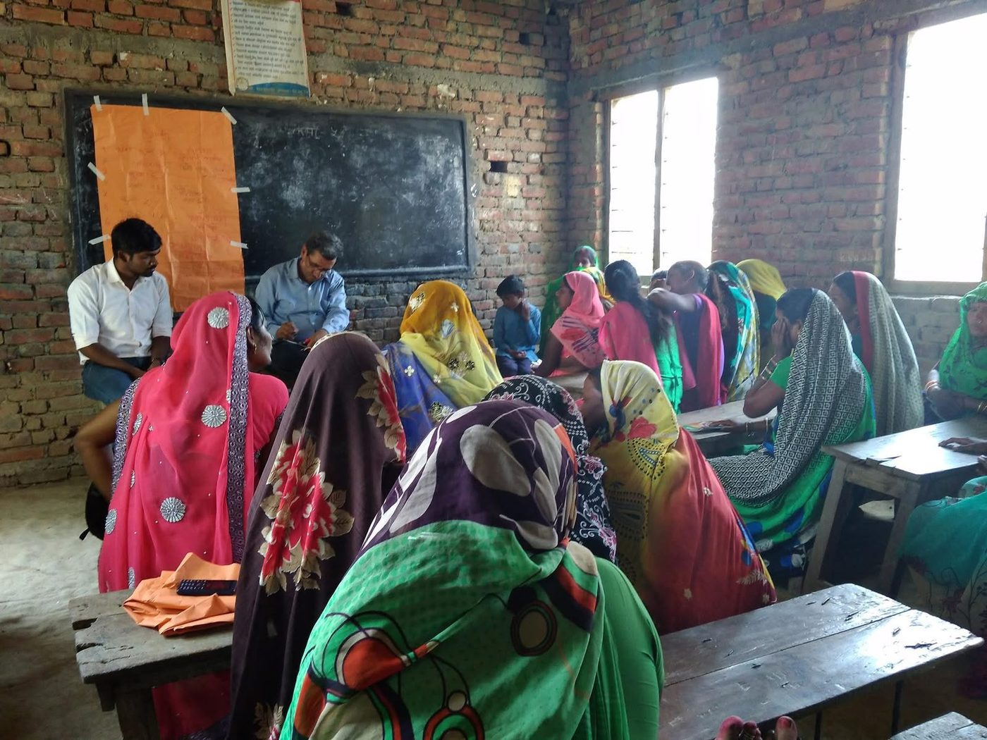 Focus group discussion with a women farmers group